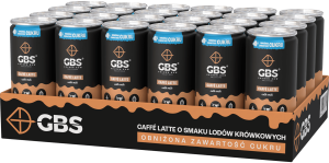 Caffè latte Zgrzewka, W puszce, 24 x 250 ml, Lody krówkowe
