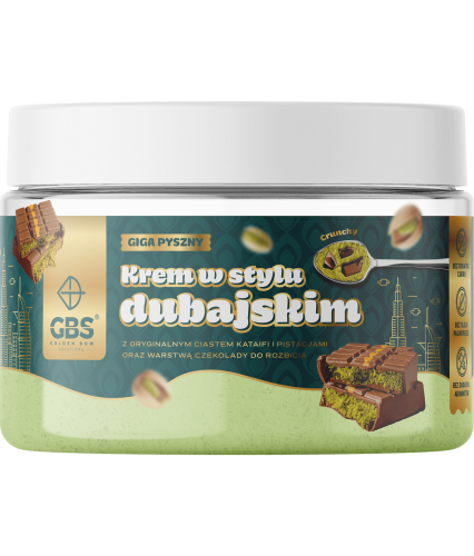 Chrupiący krem GBS w stylu Dubajskim