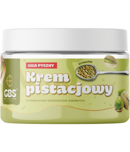 Chrupiący krem GBS o smaku pistacjowym