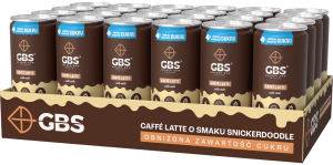 Caffè latte Zgrzewka, W puszce, 24 x 250 ml, Snickerdoodle